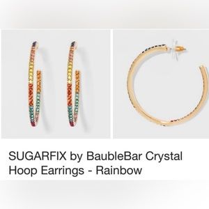 Baublebar rainbow hoops